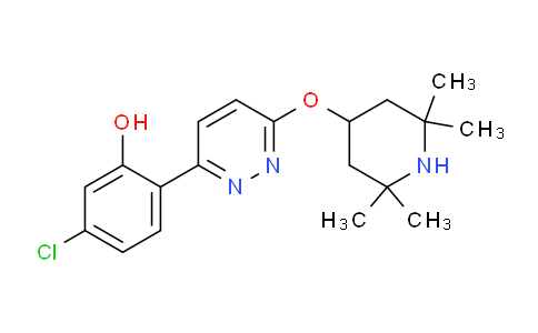 DY737054 | 1562398-65-5 | 5-chloro-2-[6-(2,2,6,6-tetramethylpiperidin-4-yl)oxypyridazin-3-yl]phenol