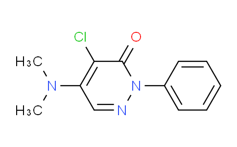 CAS No. 3707-98-0, 4-Chloro-5-(dimethylamino)-2-phenylpyridazin-3(2H)-one
