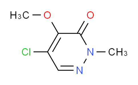 CAS No. 77541-59-4, 5-chloro-4-methoxy-2-methyl-2H-pyridazin-3-one