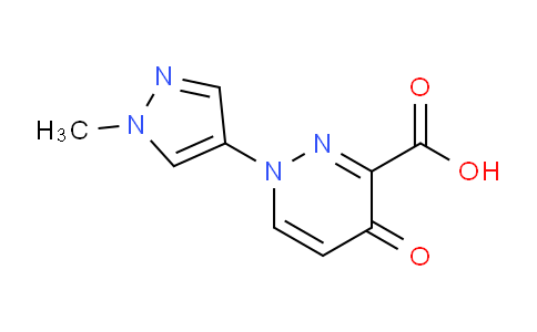 DY737070 | 1314388-88-9 | 1-(1-Methyl-1H-pyrazol-4-yl)-4-oxo-1,4-dihydropyridazine-3-carboxylic acid