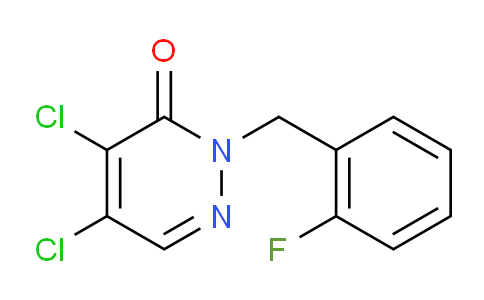 CAS No. 175135-46-3, 4,5-Dichloro-2-(2-fluorobenzyl)pyridazine-3(2H)-one