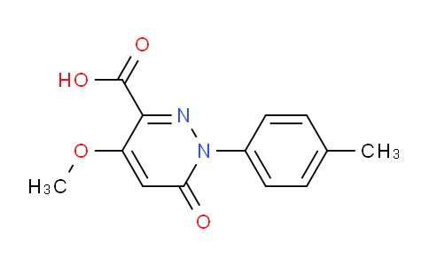 DY737087 | 1105193-21-2 | 4-methoxy-1-(4-methylphenyl)-6-oxo-1,6-dihydropyridazine-3-carboxylic acid