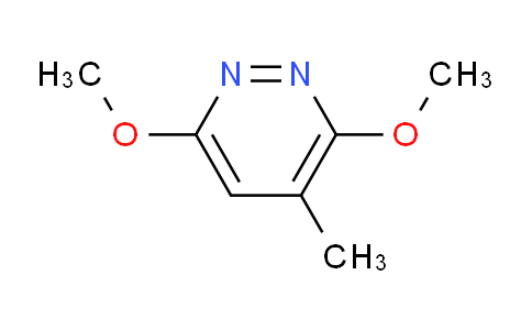 CAS No. 89943-29-3, 3,6-dimethoxy-4-methylpyridazine