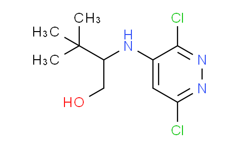 CAS No. 1858187-90-2, 2-[(3,6-dichloropyridazin-4-yl)amino]-3,3-dimethylbutan-1-ol