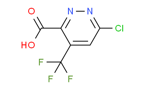 CAS No. 1260758-47-1, 6-chloro-4-(trifluoromethyl)pyridazine-3-carboxylic acid