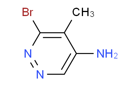CAS No. 1638768-61-2, 6-bromo-5-methylpyridazin-4-amine