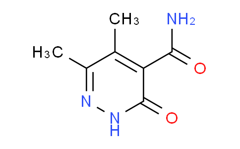 CAS No. 1050886-35-5, 5,6-dimethyl-3-oxo-2,3-dihydropyridazine-4-carboxamide
