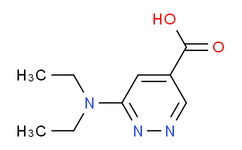 CAS No. 1987340-91-9, 6-(diethylamino)pyridazine-4-carboxylic acid