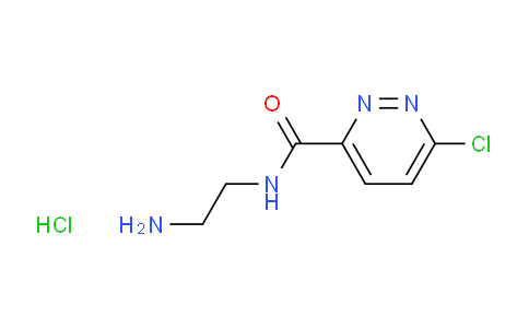 CAS No. 1375474-78-4, N-(2-aminoethyl)-6-chloropyridazine-3-carboxamide hydrochloride