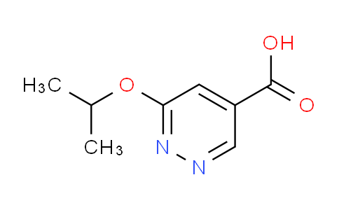 CAS No. 1437433-23-2, 6-(propan-2-yloxy)pyridazine-4-carboxylic acid