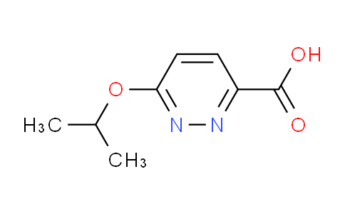 CAS No. 1184499-05-5, 6-(propan-2-yloxy)pyridazine-3-carboxylic acid