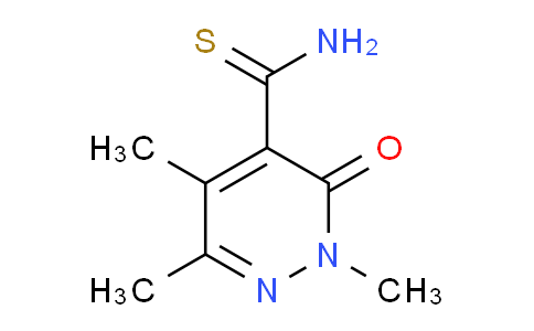 CAS No. 114698-30-5, 2,5,6-trimethyl-3-oxo-2,3-dihydropyridazine-4-carbothioamide