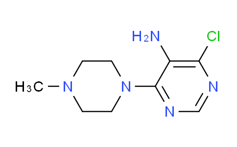 CAS No. 84762-68-5, 4-Chloro-6-(4-methyl-piperazin-1-yl)-pyrimidin-5-ylamine