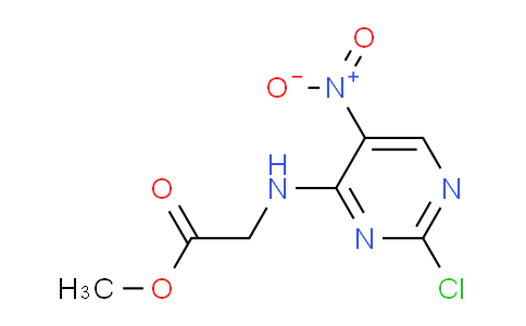 CAS No. 859307-58-7, methyl (2-chloro-5-nitropyrimidin-4-yl)glycinate