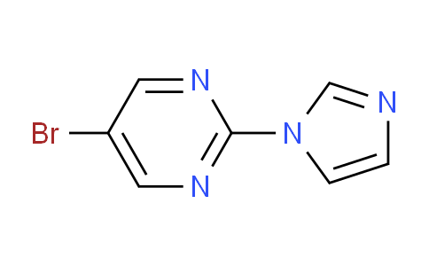 CAS No. 883230-68-0, 5-Bromo-2-(1H-imidazol-1-yl)pyrimidine