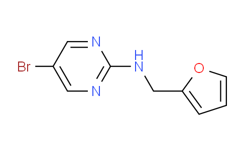 CAS No. 886366-01-4, 5-Bromo-N-(furan-2-ylmethyl)pyrimidin-2-amine