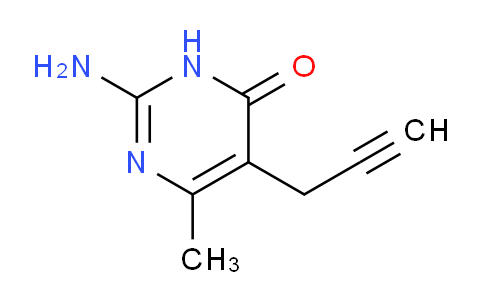 CAS No. 81887-01-6, 2-amino-6-methyl-5-(prop-2-yn-1-yl)pyrimidin-4(3H)-one