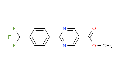 CAS No. 871251-66-0, methyl 2-(4-(trifluoromethyl)phenyl)pyrimidine-5-carboxylate