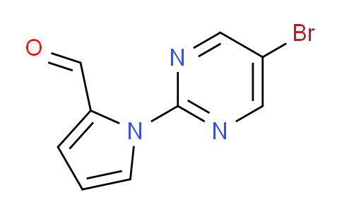 CAS No. 383147-57-7, 1-(5-Bromopyrimidin-2-yl)-1H-pyrrole-2-carbaldehyde