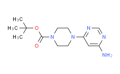 CAS No. 436851-80-8, tert-Butyl 4-(6-aminopyrimidin-4-yl)piperazine-1-carboxylate