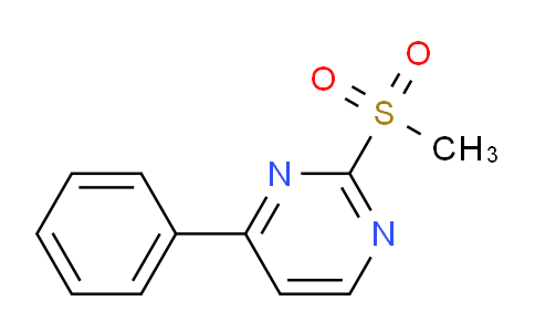 CAS No. 56734-11-3, 2-(methylsulfonyl)-4-phenylpyrimidine