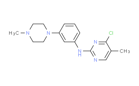 CAS No. 1245646-20-1, 4-chloro-5-methyl-N-(3-(4-methylpiperazin-1-yl)phenyl)pyrimidin-2-amine
