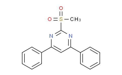 CAS No. 958727-25-8, 2-(methylsulfonyl)-4,6-diphenylpyrimidine