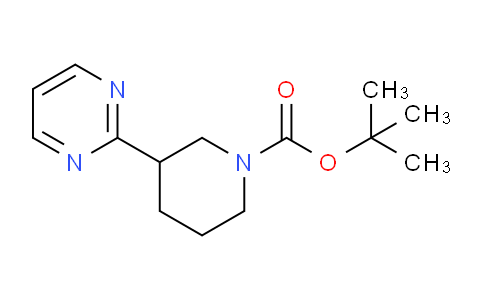 CAS No. 182416-13-3, 1-Piperidinecarboxylic acid, 3-(2-pyrimidinyl)-, 1,1-dimethylethyl ester