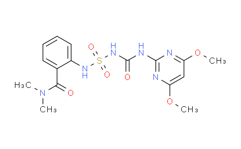 CAS No. 213464-77-8, 2-((N-((4,6-dimethoxypyrimidin-2-yl)carbamoyl)sulfamoyl)amino)-N,N-dimethylbenzamide