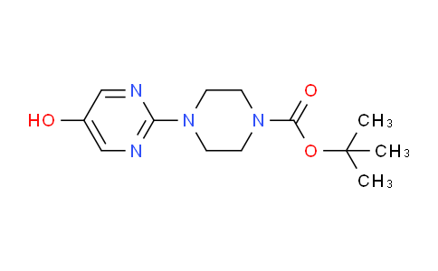 CAS No. 1272973-58-6, tert-butyl 4-(5-hydroxypyrimidin-2-yl)piperazine-1-carboxylate
