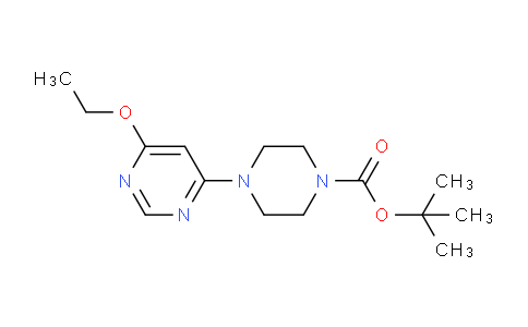 CAS No. 1353965-84-0, tert-butyl 4-(6-ethoxypyrimidin-4-yl)piperazine-1-carboxylate