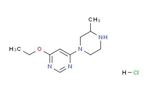 CAS No. 1353984-88-9, 4-ethoxy-6-(3-methylpiperazin-1-yl)pyrimidine hydrochloride