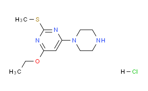 CAS No. 1353956-01-0, 4-Ethoxy-2-(methylthio)-6-(piperazin-1-yl)pyrimidine hydrochloride
