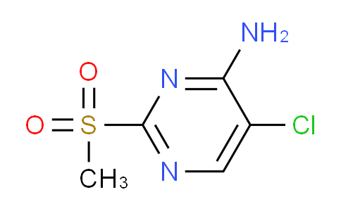 CAS No. 1378943-72-6, 5-chloro-2-(methylsulfonyl)pyrimidin-4-amine