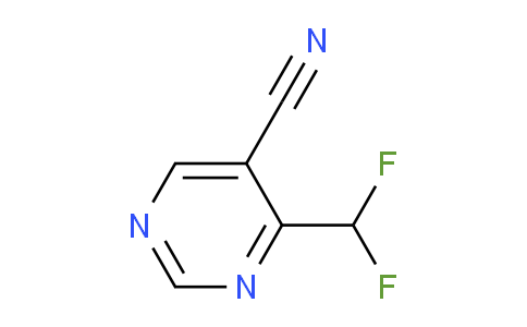 CAS No. 1427195-45-6, 4-(difluoromethyl)pyrimidine-5-carbonitrile