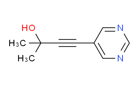 CAS No. 153286-92-1, 2-methyl-4-(pyrimidin-5-yl)but-3-yn-2-ol