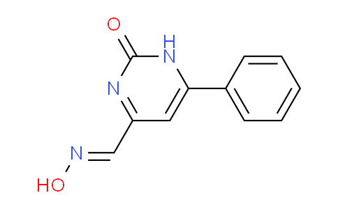 CAS No. 16858-58-5, (E)-2-oxo-6-phenyl-1,2-dihydropyrimidine-4-carbaldehyde oxime