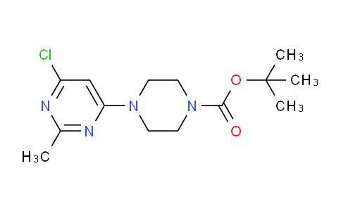 CAS No. 203519-37-3, tert-Butyl 4-(6-chloro-2-methyl-4-pyrimidinyl)-tetrahydro-1(2H)-pyrazinecarboxylate
