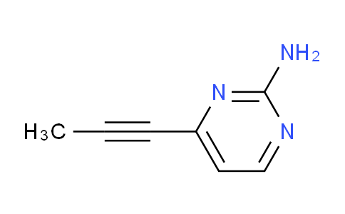 CAS No. 1207175-48-1, 4-(prop-1-yn-1-yl)pyrimidin-2-amine