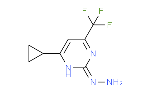 CAS No. 869945-40-4, (Z)-6-cyclopropyl-2-hydrazono-4-(trifluoromethyl)-1,2-dihydropyrimidine