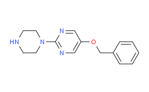 CAS No. 87789-61-5, 5-(benzyloxy)-2-(piperazin-1-yl)pyrimidine