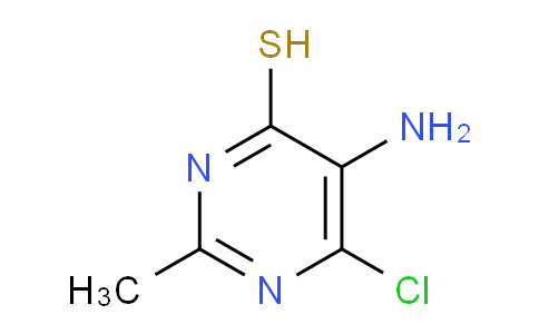 CAS No. 1023758-31-7, 5-amino-6-chloro-2-methylpyrimidine-4-thiol