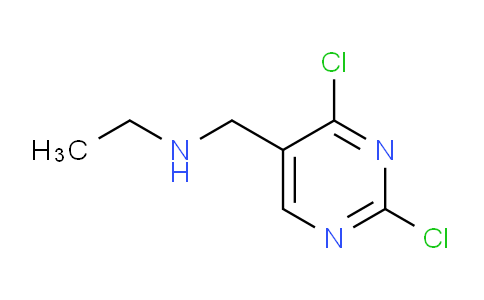 CAS No. 1289386-18-0, N-((2,4-dichloropyrimidin-5-yl)methyl)ethanamine