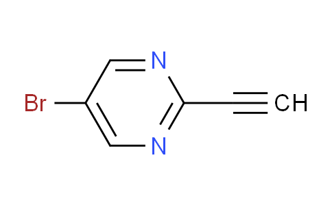 CAS No. 1135283-08-7, 5-Bromo-2-ethynylpyrimidine