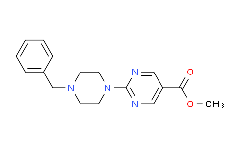 CAS No. 1133784-12-9, methyl 2-(4-benzylpiperazin-1-yl)pyrimidine-5-carboxylate