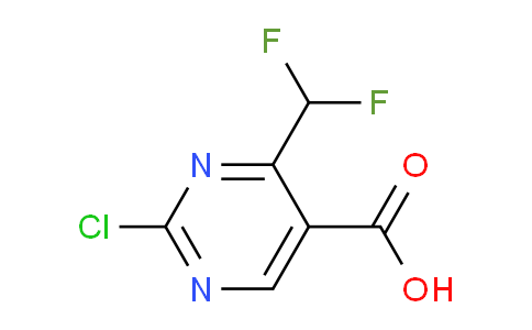 CAS No. 1260827-00-6, 2-chloro-4-(difluoromethyl)pyrimidine-5-carboxylic acid
