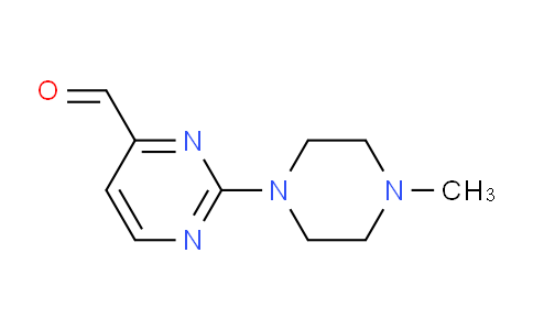CAS No. 1260683-29-1, 2-(4-methylpiperazin-1-yl)pyrimidine-4-carbaldehyde