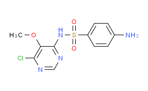 CAS No. 5018-23-5, 4-amino-N-(6-chloro-5-methoxypyrimidin-4-yl)benzenesulfonamide