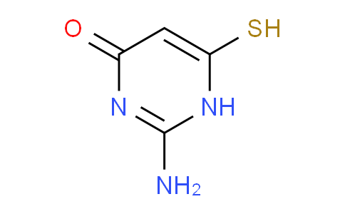 CAS No. 6973-81-5, 2-amino-6-mercaptopyrimidin-4(1H)-one