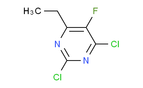 CAS No. 137234-85-6, 2,4-Dichloro-6-ethyl-5-fluoropyrimidine